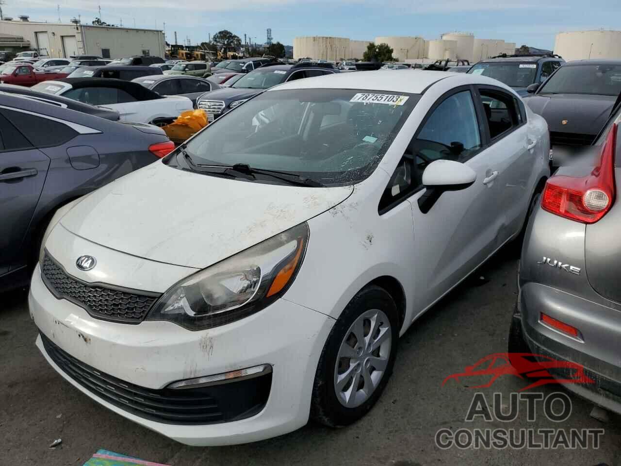 KIA RIO 2016 - KNADM4A36G6625254