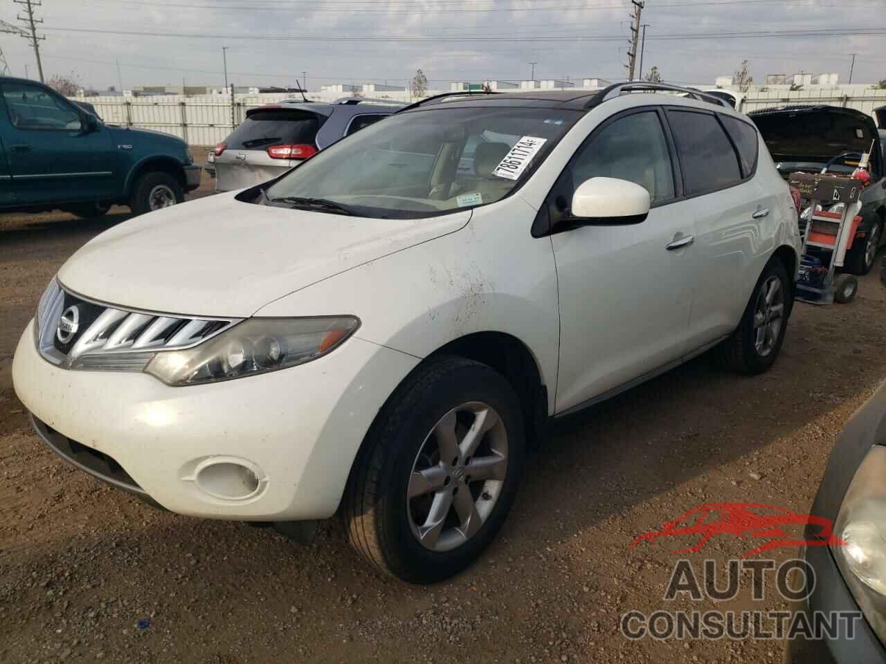NISSAN MURANO 2009 - JN8AZ18WX9W205963