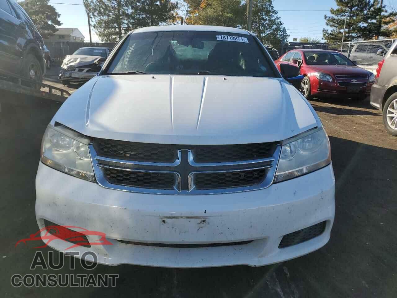 DODGE AVENGER 2012 - 1C3CDZAG0CN254983