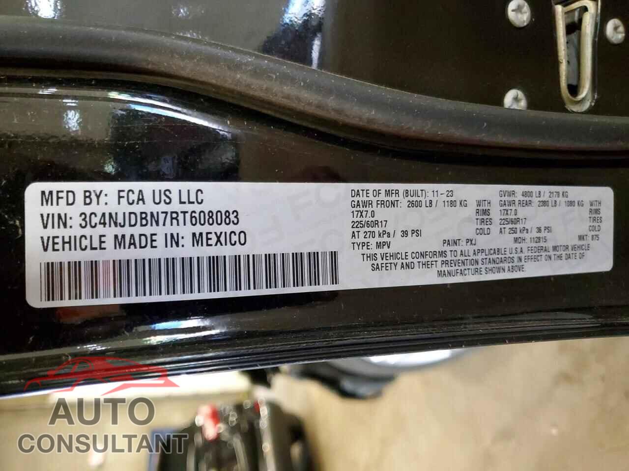 JEEP COMPASS 2024 - 3C4NJDBN7RT608083