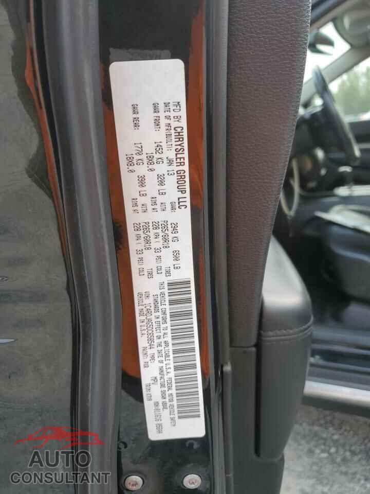 DODGE DURANGO 2013 - 1C4RDJAG5DC658544