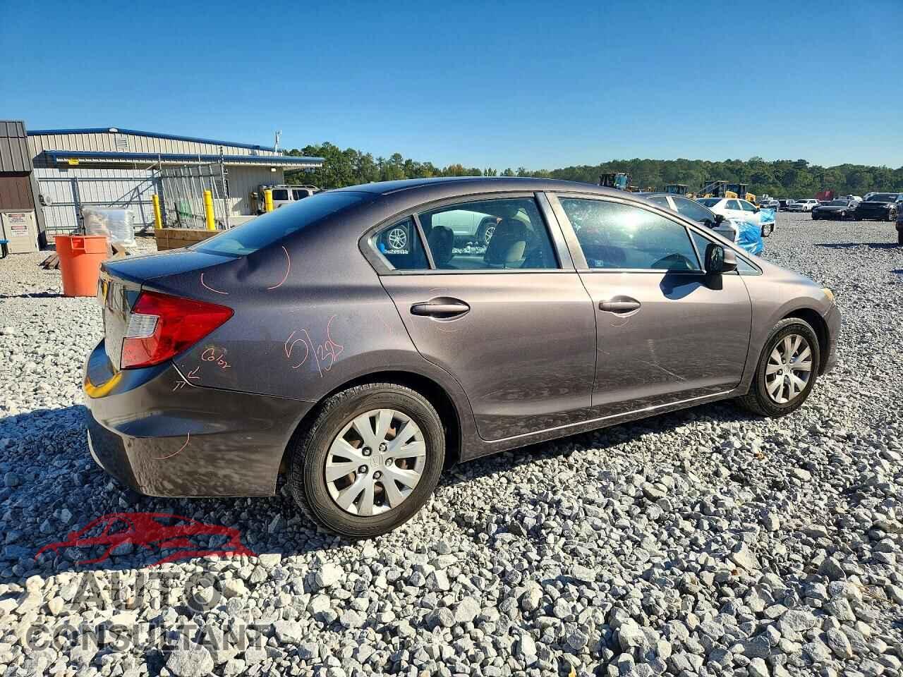 HONDA CIVIC 2012 - 19XFB2F55CE070642