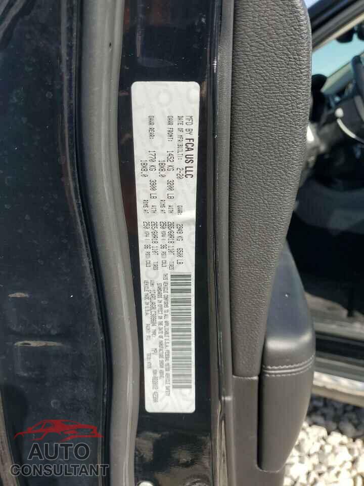 DODGE DURANGO 2020 - 1C4RDJAG8LC309604