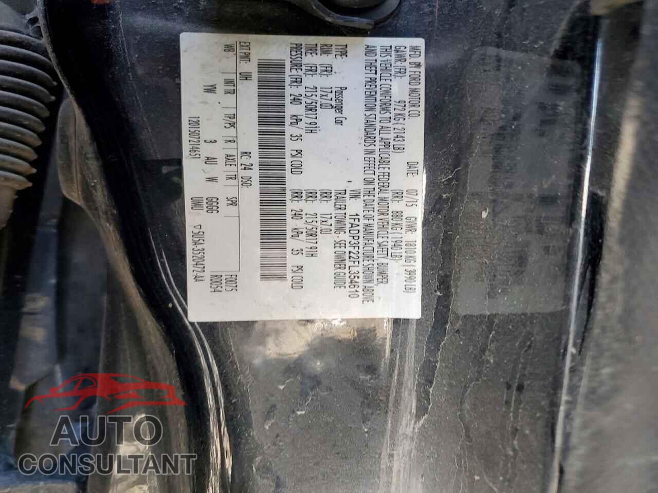 FORD FOCUS 2015 - 1FADP3F22FL354610