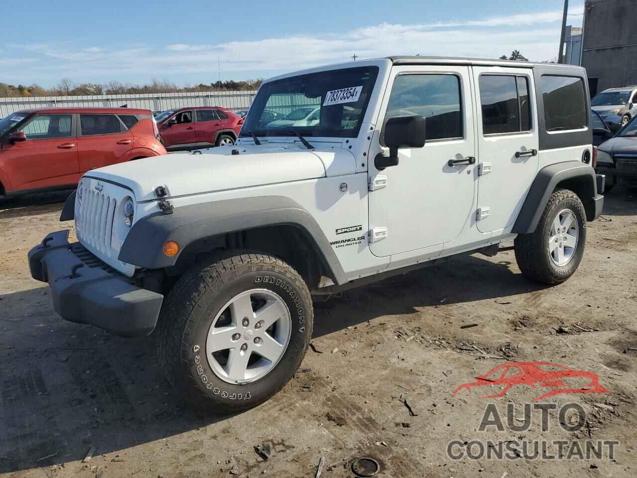 JEEP WRANGLER 2017 - 1C4HJWDG3HL554377