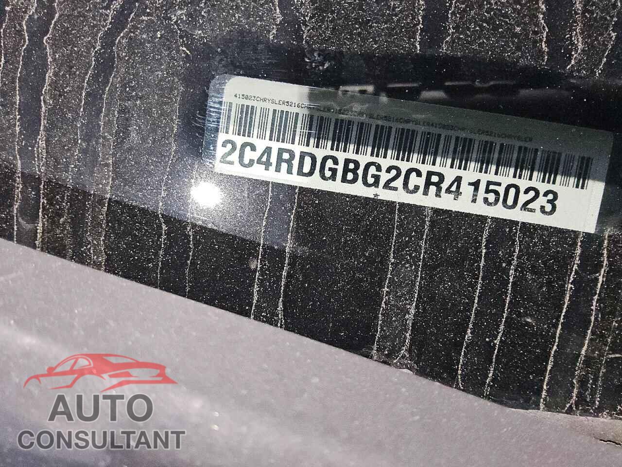 DODGE CARAVAN 2012 - 2C4RDGBG2CR415023