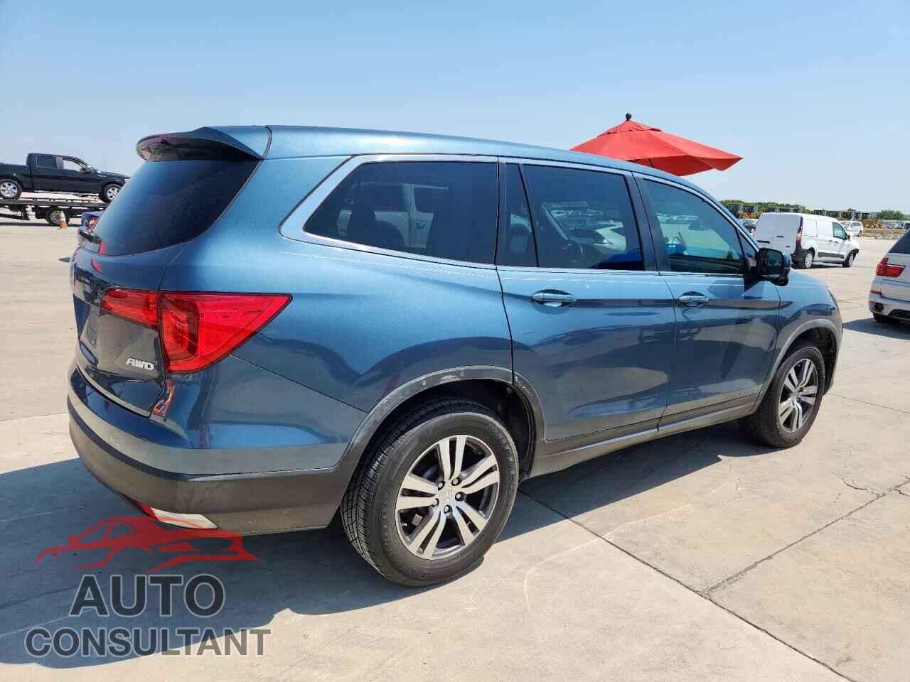 HONDA PILOT 2017 - 5FNYF6H55HB066982