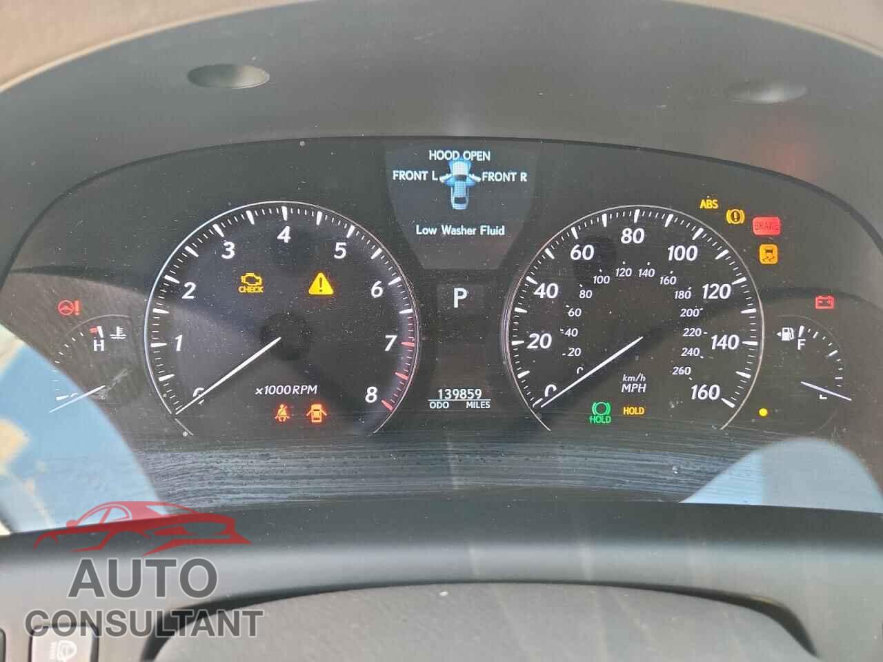 LEXUS LS460 2010 - JTHBL5EF1A5101612