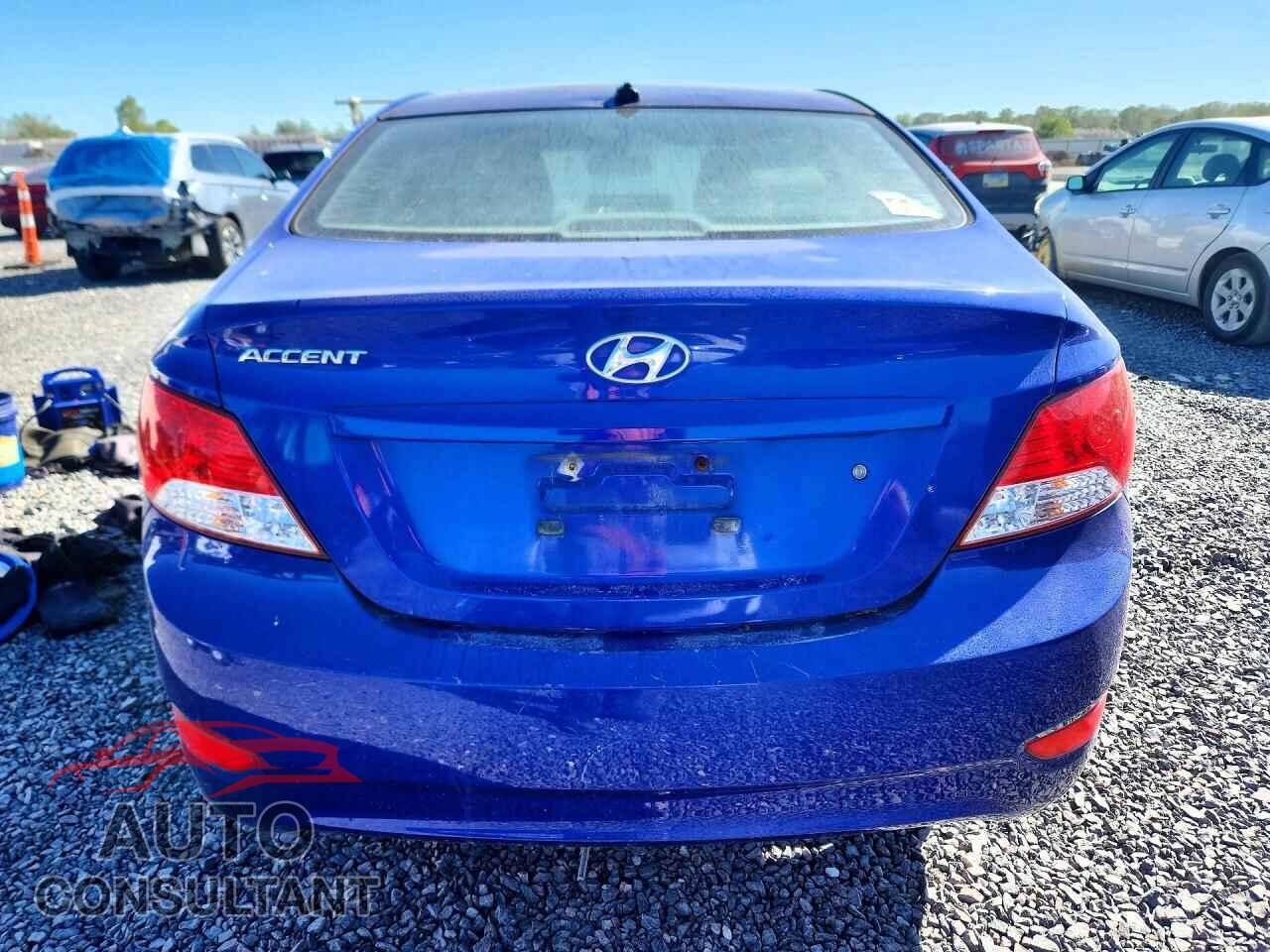 HYUNDAI ACCENT 2012 - KMHCU4AE6CU181293