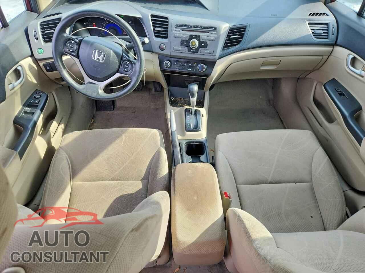 HONDA CIVIC 2012 - 19XFB2F56CE031526