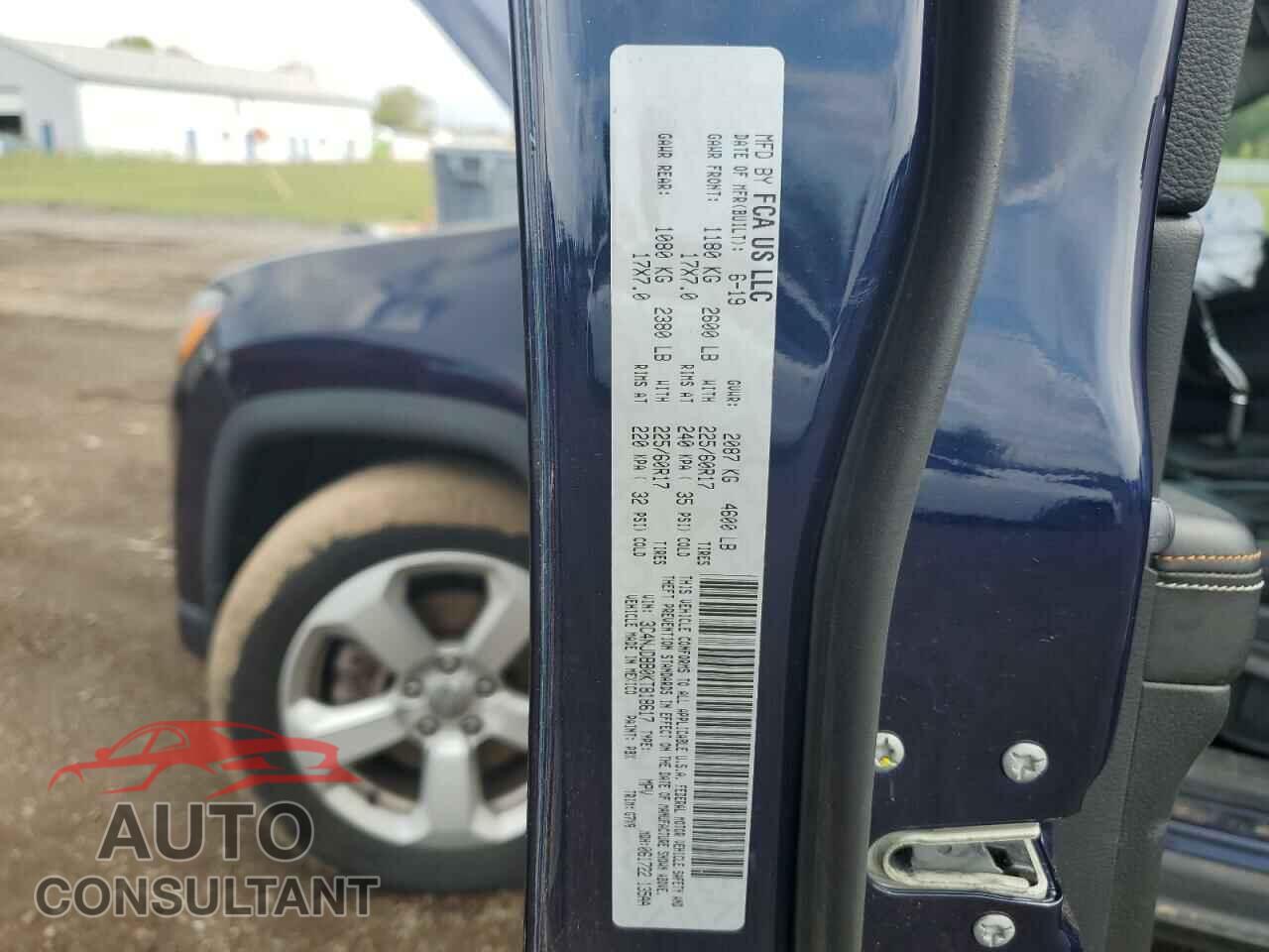 JEEP COMPASS 2019 - 3C4NJDBB0KT818617