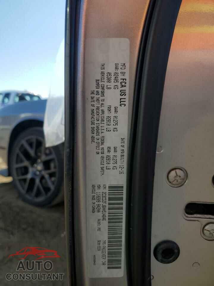 DODGE CHALLENGER 2017 - 2C3CDZFJ6HH514646