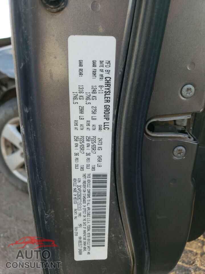 DODGE JOURNEY 2012 - 3C4PDCBG9CT151313