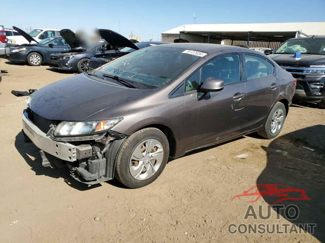 HONDA CIVIC 2013 - 2HGFB2F58DH547300