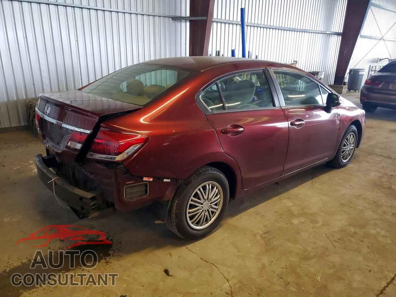 HONDA CIVIC 2013 - 19XFB2F59DE290450