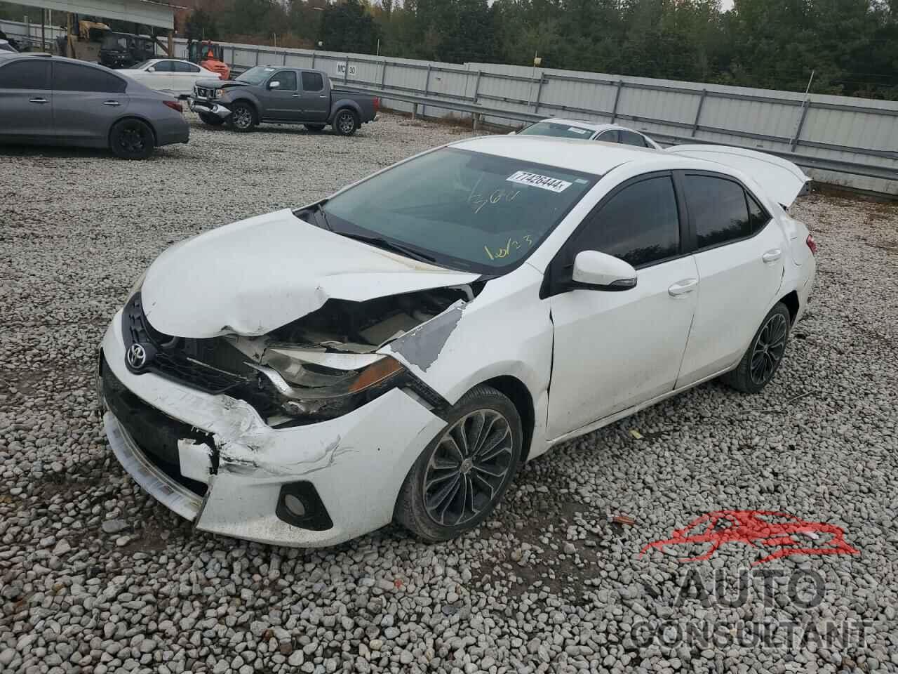 TOYOTA COROLLA 2016 - 5YFBURHE2GP367449