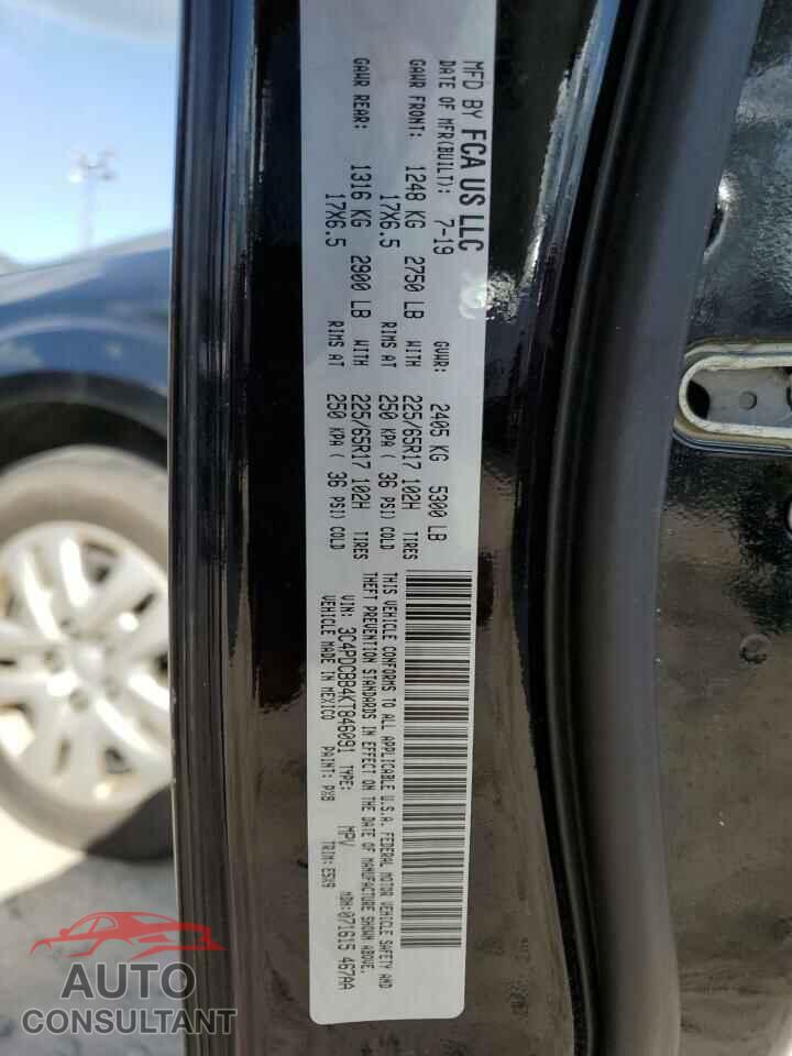 DODGE JOURNEY 2019 - 3C4PDCBB4KT846091