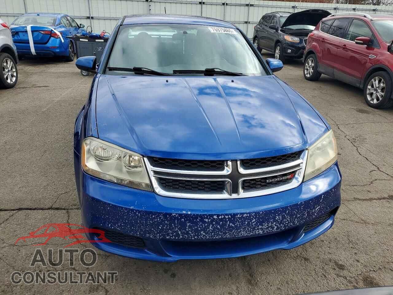 DODGE AVENGER 2012 - 1C3CDZCB1CN253553