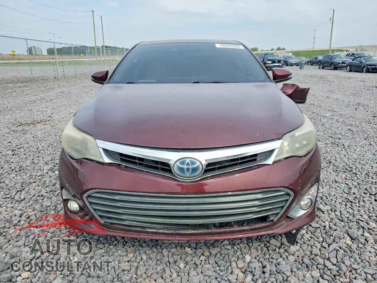 TOYOTA AVALON 2013 - 4T1BD1EBXDU001647