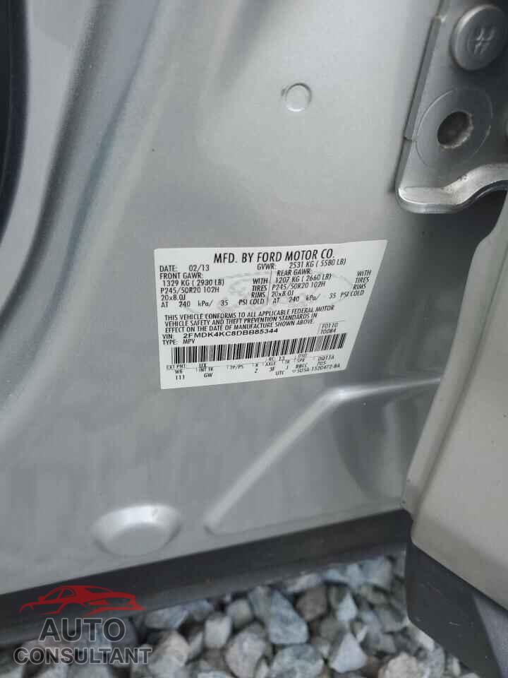 FORD EDGE 2013 - 2FMDK4KC8DBB85344