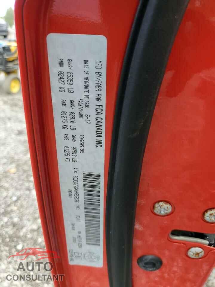 DODGE CHALLENGER 2017 - 2C3CDZGGXHH656596