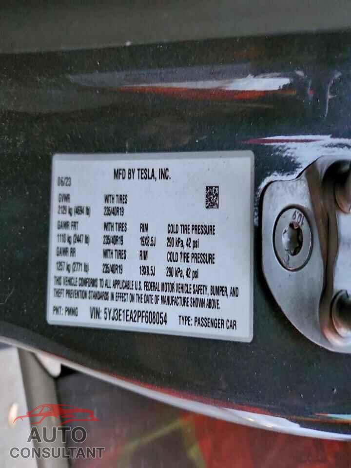 TESLA MODEL 3 2023 - 5YJ3E1EA2PF608054