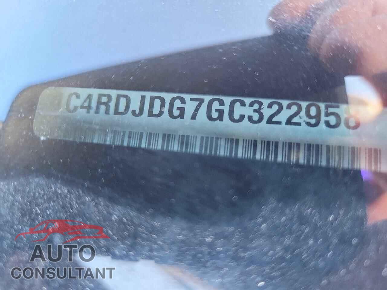 DODGE DURANGO 2016 - 1C4RDJDG7GC322958