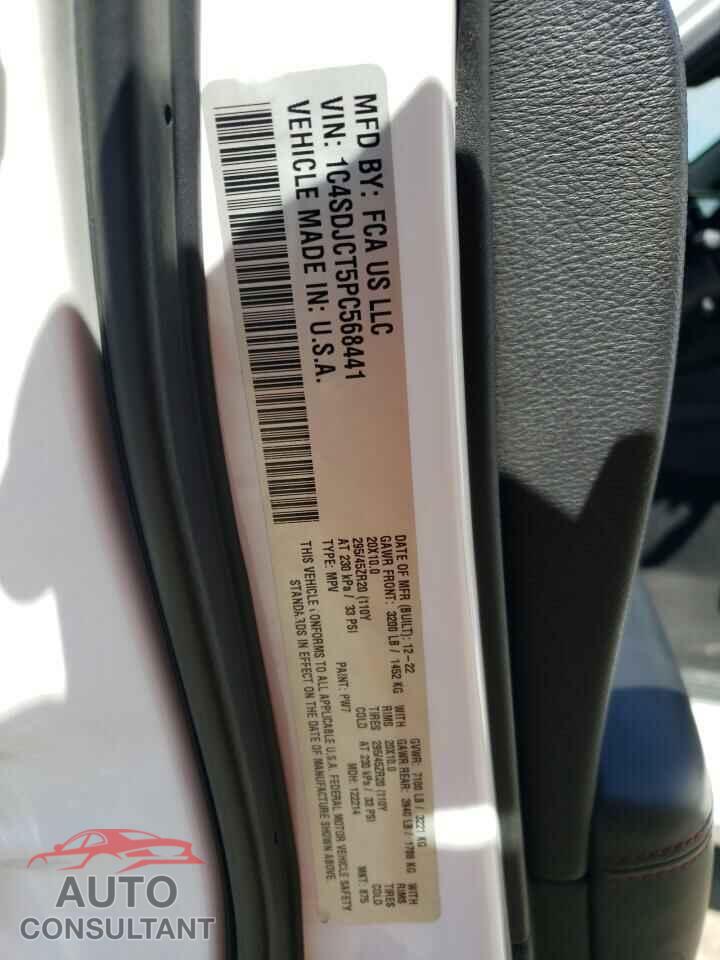 DODGE DURANGO 2023 - 1C4SDJCT5PC568441