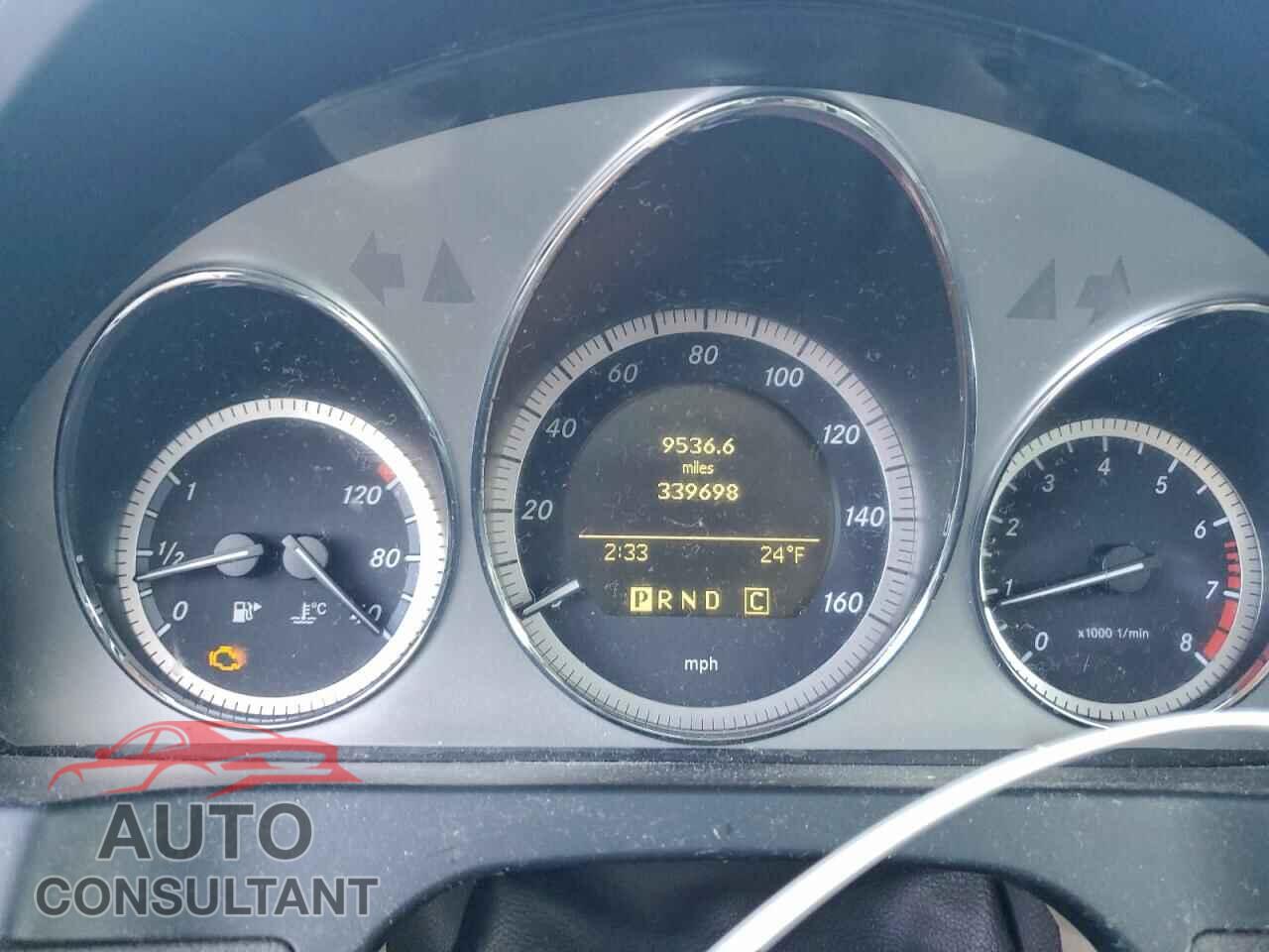 MERCEDES-BENZ C-CLASS 2010 - WDDGF8BB2AF383986