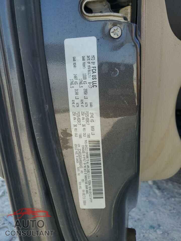 DODGE CARAVAN 2017 - 2C4RDGBG4HR866493