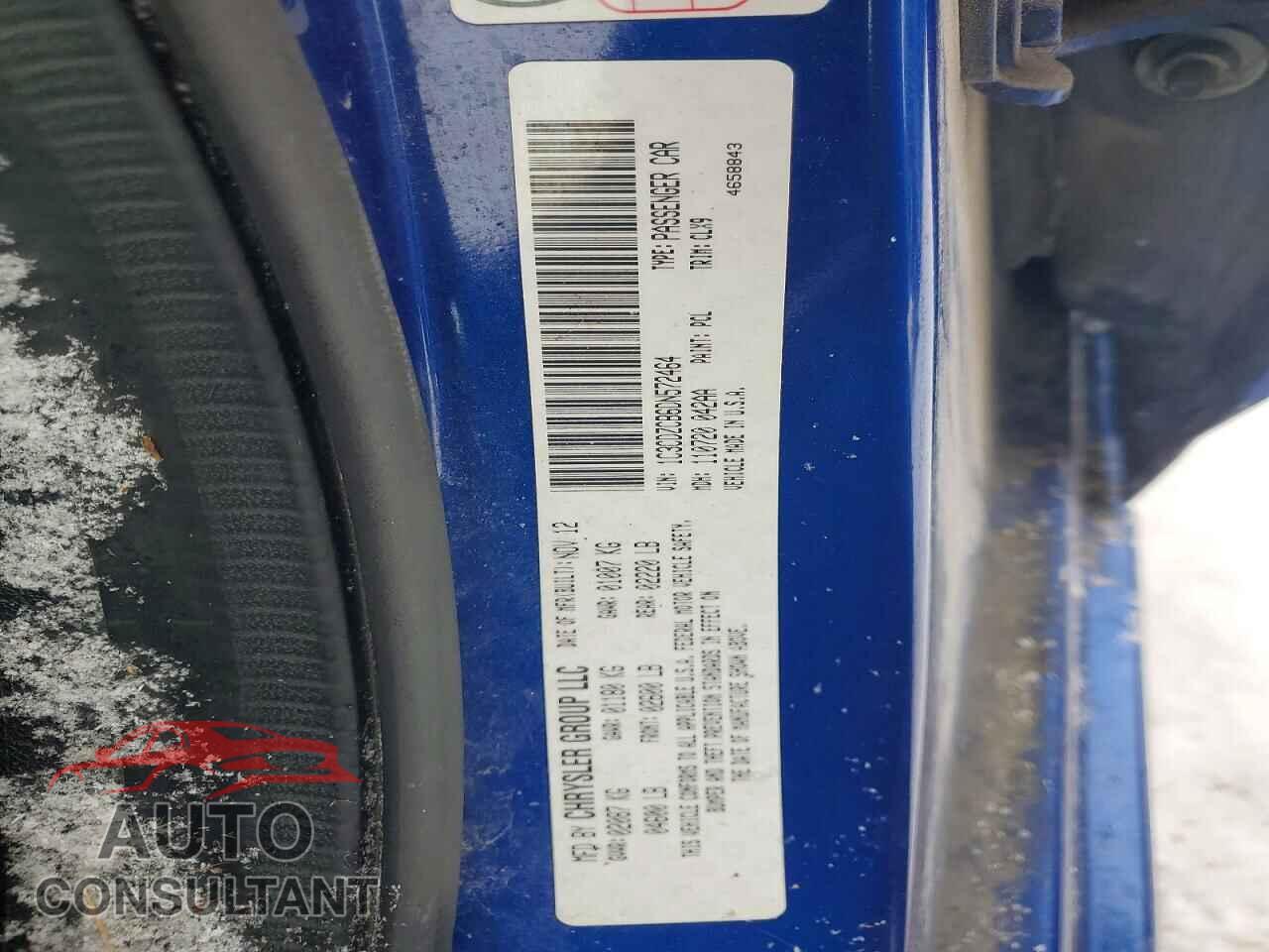 DODGE AVENGER 2013 - 1C3CDZCB6DN572464