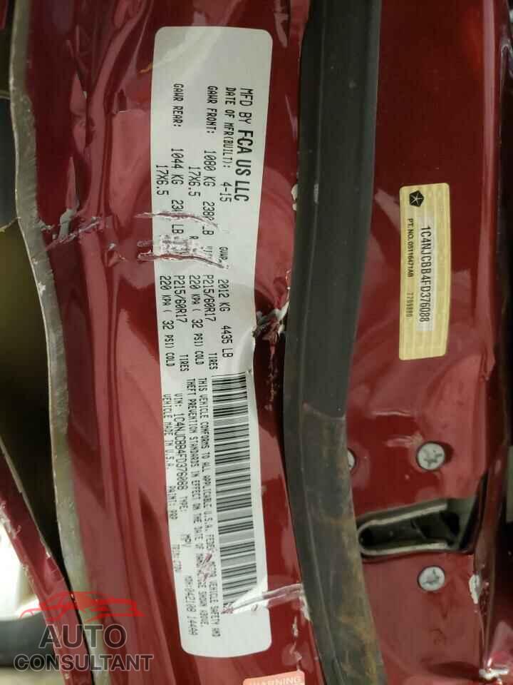 JEEP COMPASS 2015 - 1C4NJCBB4FD376088