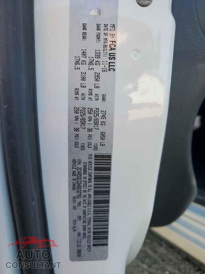 DODGE CARAVAN 2017 - 2C4RDGEG3HR632793