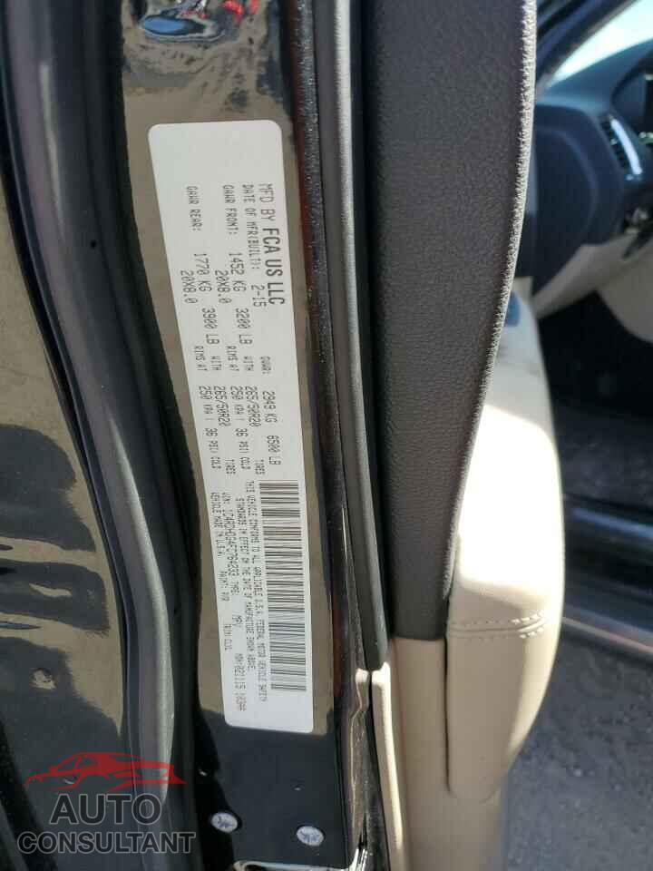 DODGE DURANGO 2015 - 1C4RDHDG4FC764233