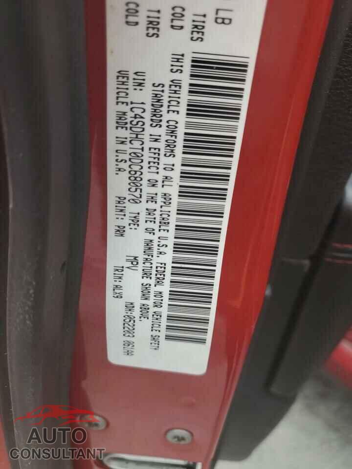 DODGE DURANGO 2013 - 1C4SDHCT0DC680570