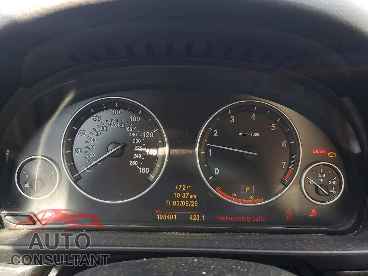 BMW 5 SERIES 2011 - WBAFR7C57BC801300