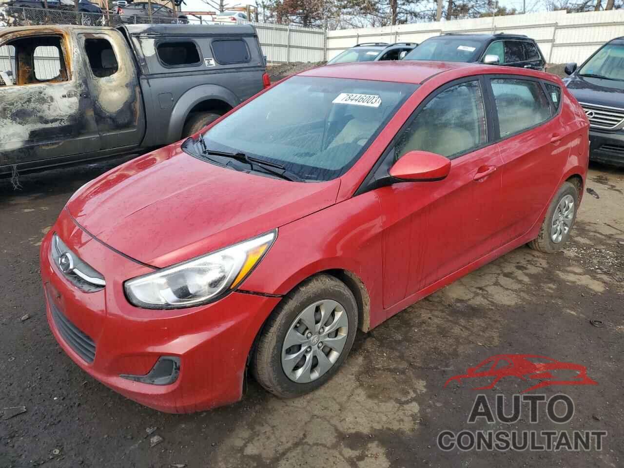 HYUNDAI ACCENT 2017 - KMHCT5AE4HU300930