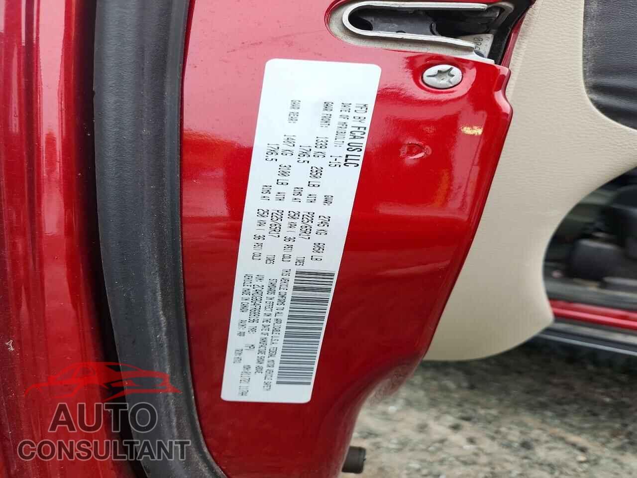 DODGE CARAVAN 2015 - 2C4RDGBG4FR689196