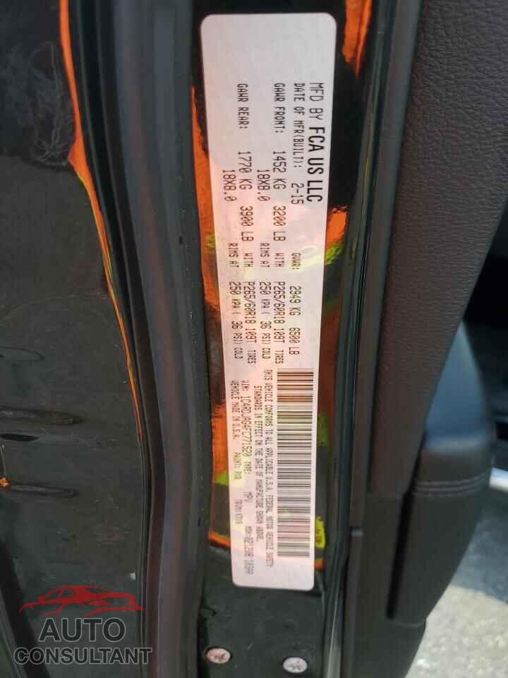DODGE DURANGO 2015 - 1C4RDJAG4FC771520