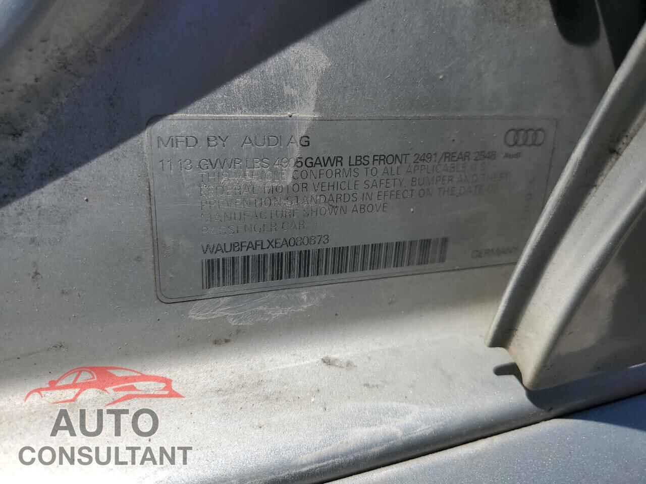 AUDI A4 2014 - WAUBFAFLXEA080873