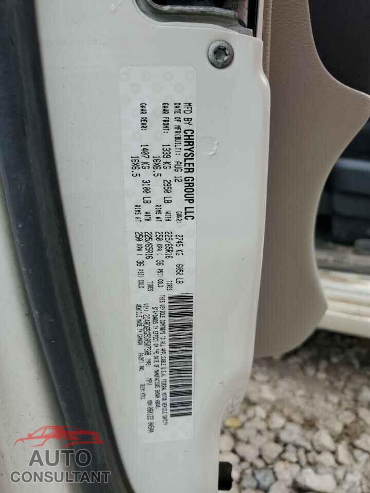 DODGE CARAVAN 2013 - 2C4RDGBG5DR507308