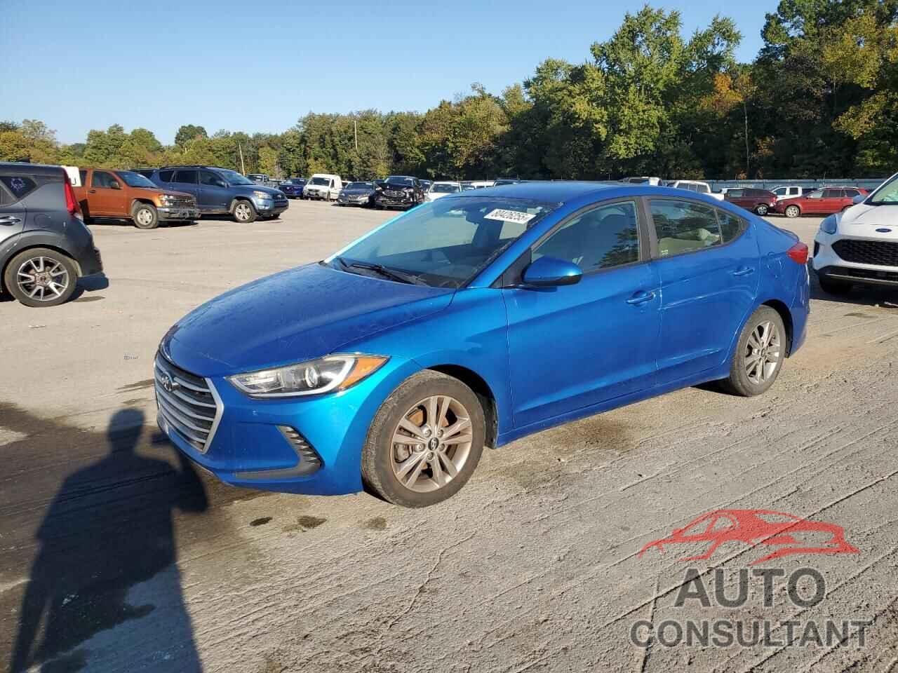 HYUNDAI ELANTRA 2017 - KMHD84LF6HU190002