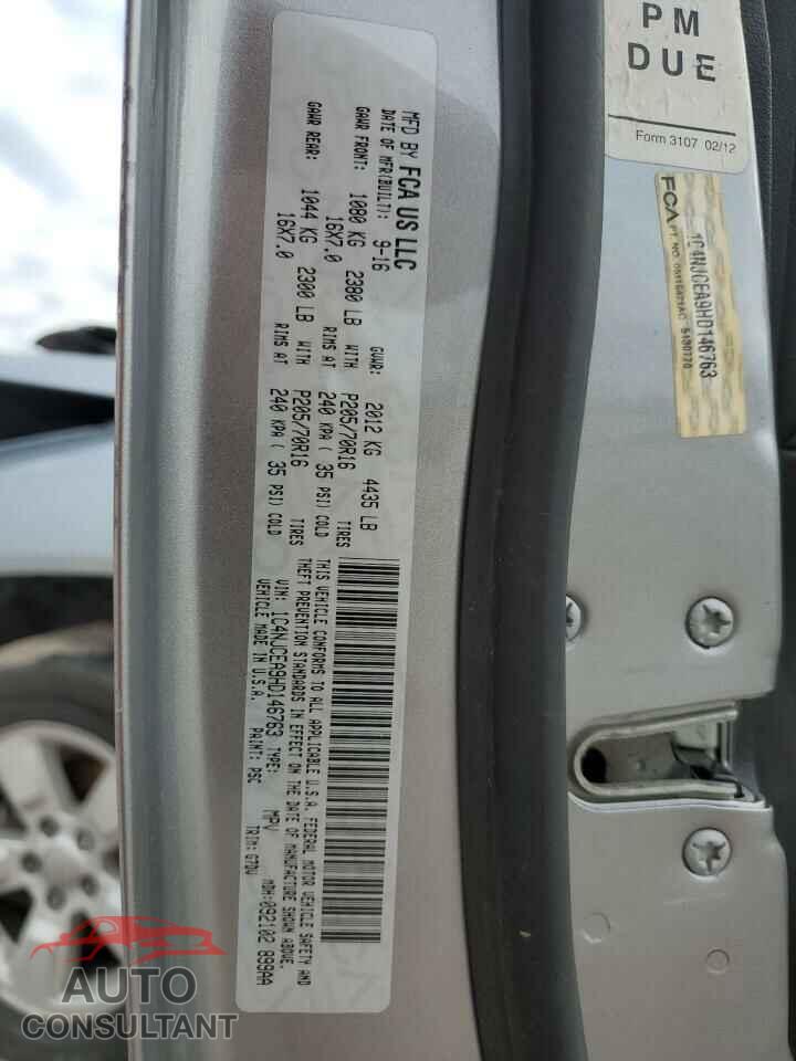 JEEP COMPASS 2017 - 1C4NJCEA9HD146763