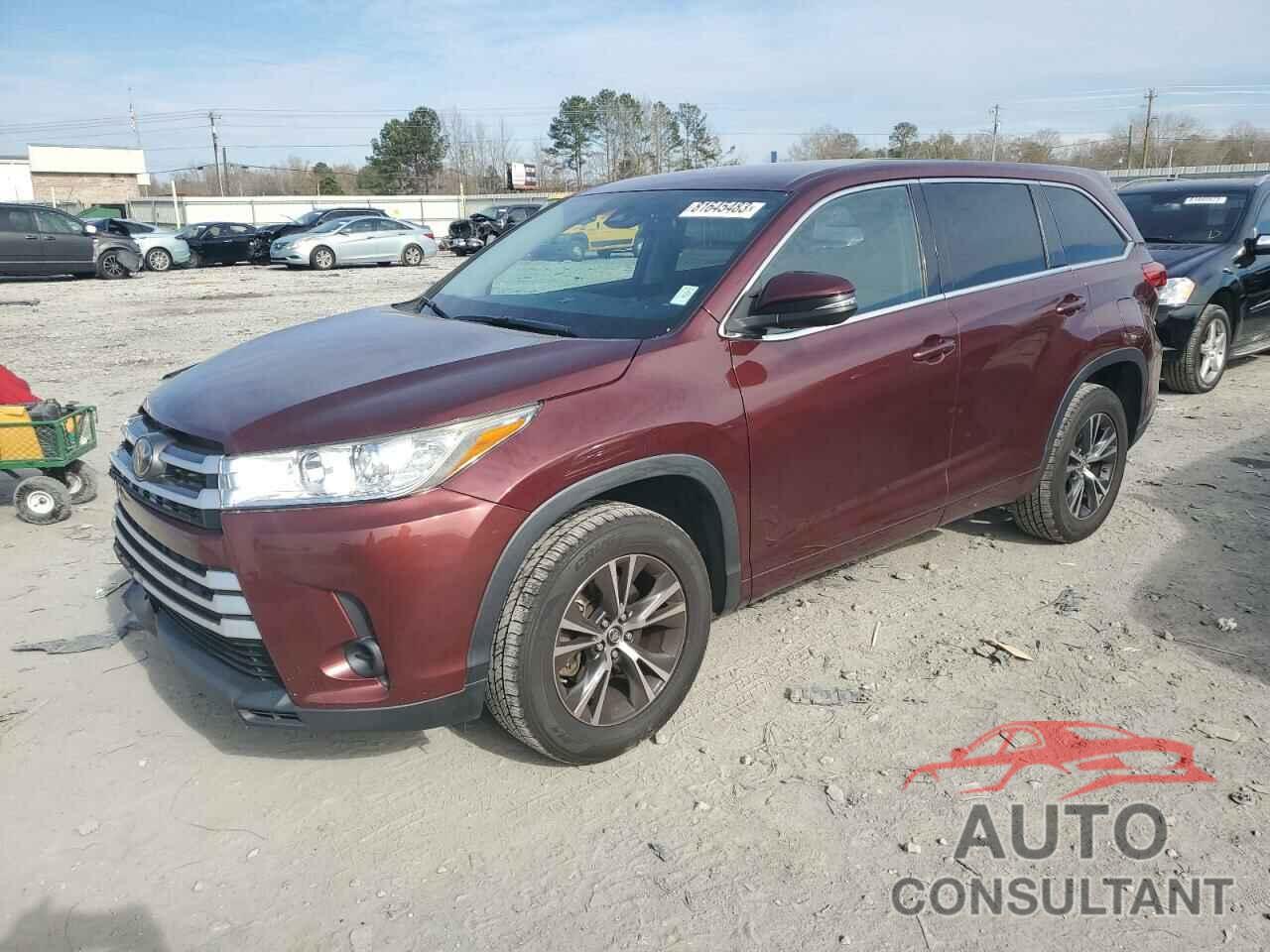 TOYOTA HIGHLANDER 2018 - 5TDZZRFH7JS255855