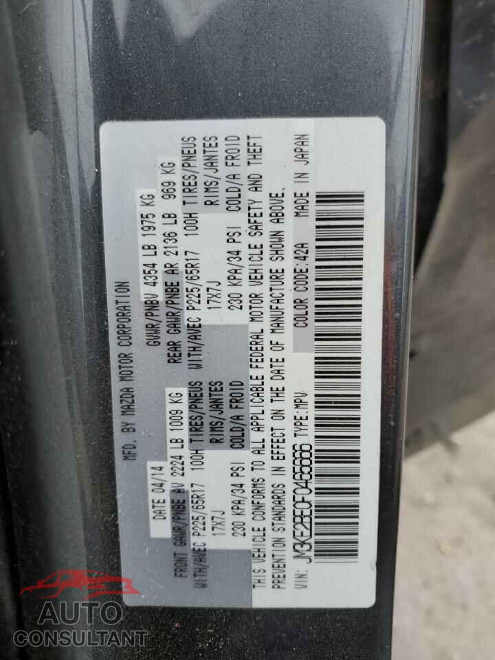 MAZDA CX-5 2015 - JM3KE2BE0F0465666