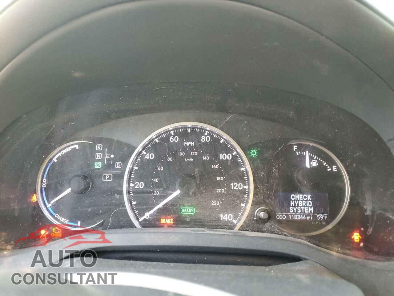 LEXUS CT 200 2011 - JTHKD5BH6B2000300