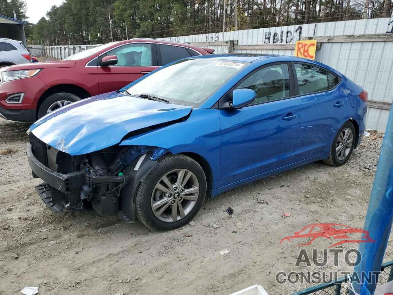 HYUNDAI ELANTRA 2018 - KMHD84LF0JU476434