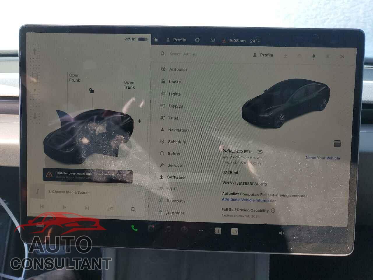 TESLA MODEL 3 2024 - 5YJ3E1EB5RF815615