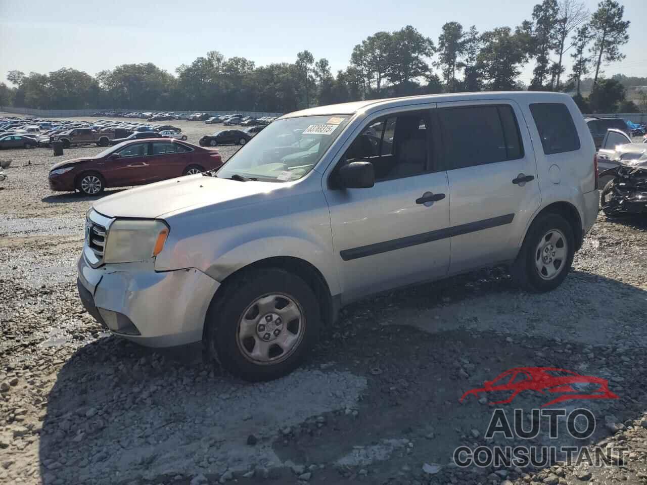 HONDA PILOT 2013 - 5FNYF3H22DB012568