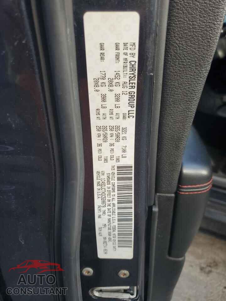 DODGE DURANGO 2013 - 1C4SDJCTXDC520879